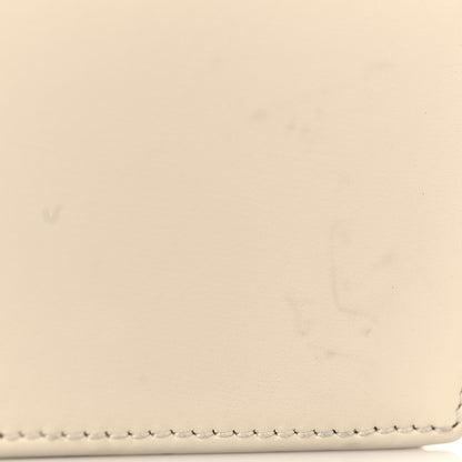Gucci Boarded Plutone Calfskin Horsebit 1955 Card Case Wallet Mystic White 8 of 9