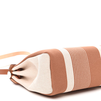 Hermes Vache Hunter Toile H Vibration Herbag Zip Retourne 31 PM Fauve Ecru Beige 7 of 12