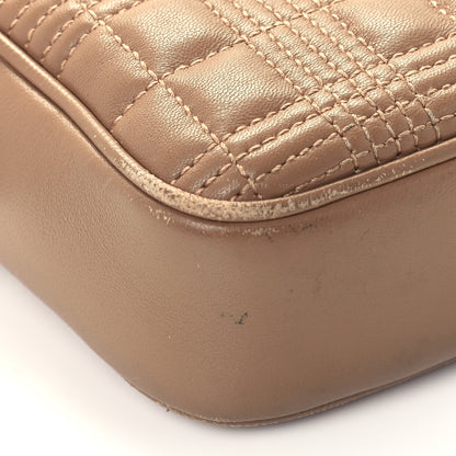 Burberry Lambskin Quilted Camera Bag Camel 9 of 12