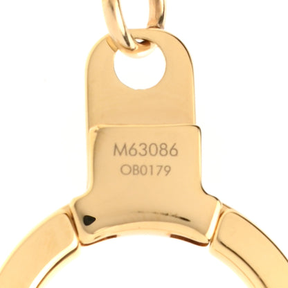 Louis Vuitton Brass Monogram Blooming Flowers Bag Charm Key Holder Rose Ballerine 4 of 5
