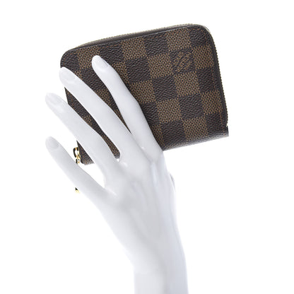 Louis Vuitton Damier Ebene Zippy Coin Purse 2 of 8