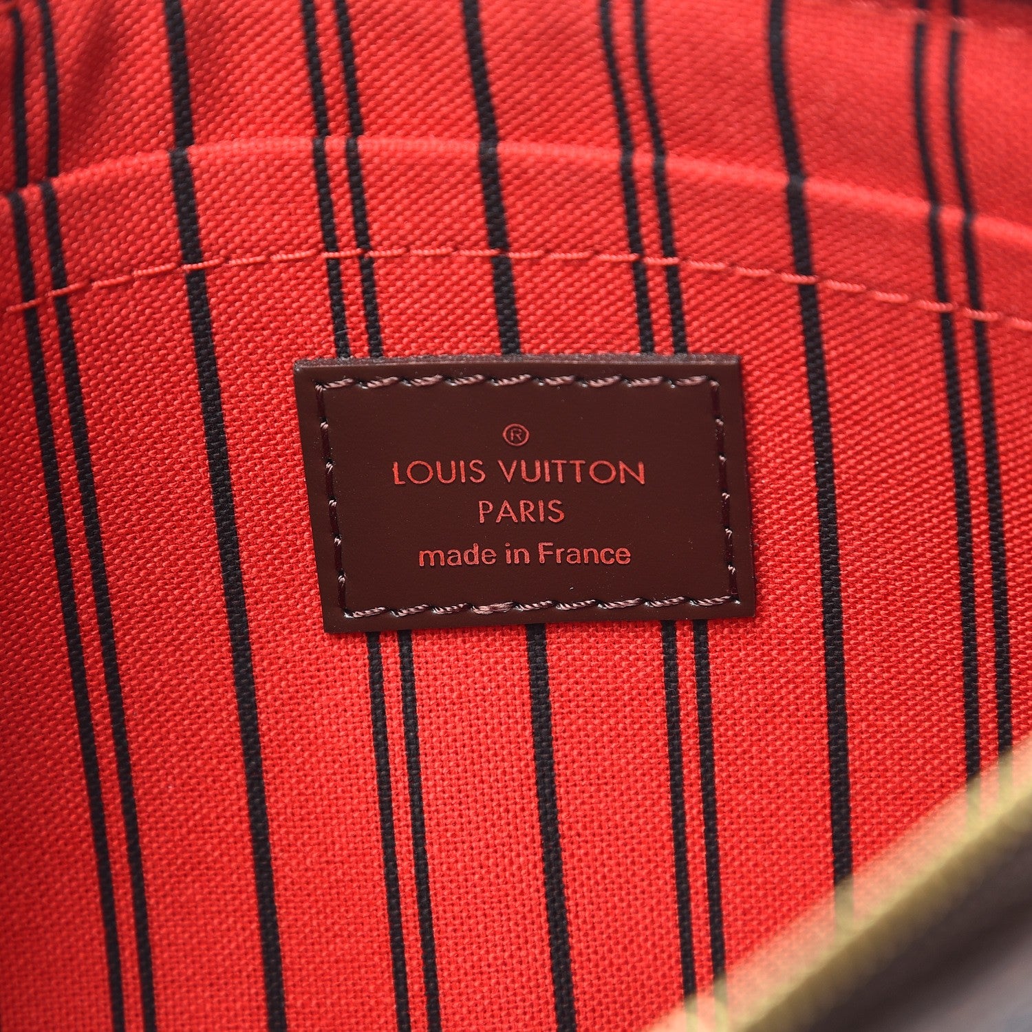 Louis Vuitton Damier Ebene Neverfull MM GM Pochette 6 of 8