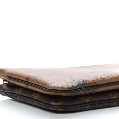 Louis Vuitton Reverse Monogram Giant Double Zip Pochette 8 of 9