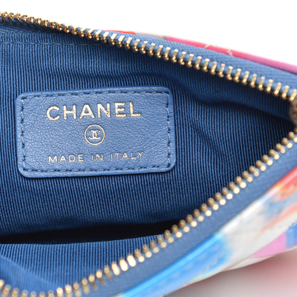Chanel Patent Calfskin Printed Quilted Small Cosmetic Case Multicolor 6 of 8