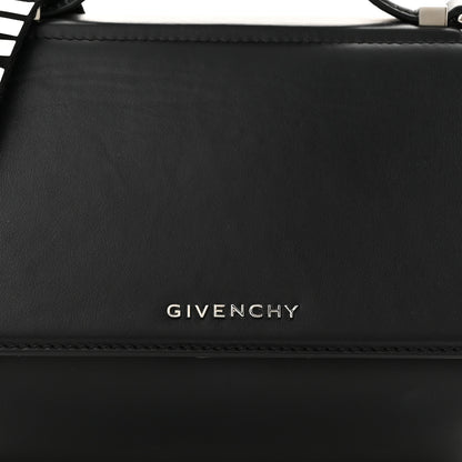 Givenchy Calfskin Mini Pandora Box Logo Strap Crossbody Bag Black 9 of 10