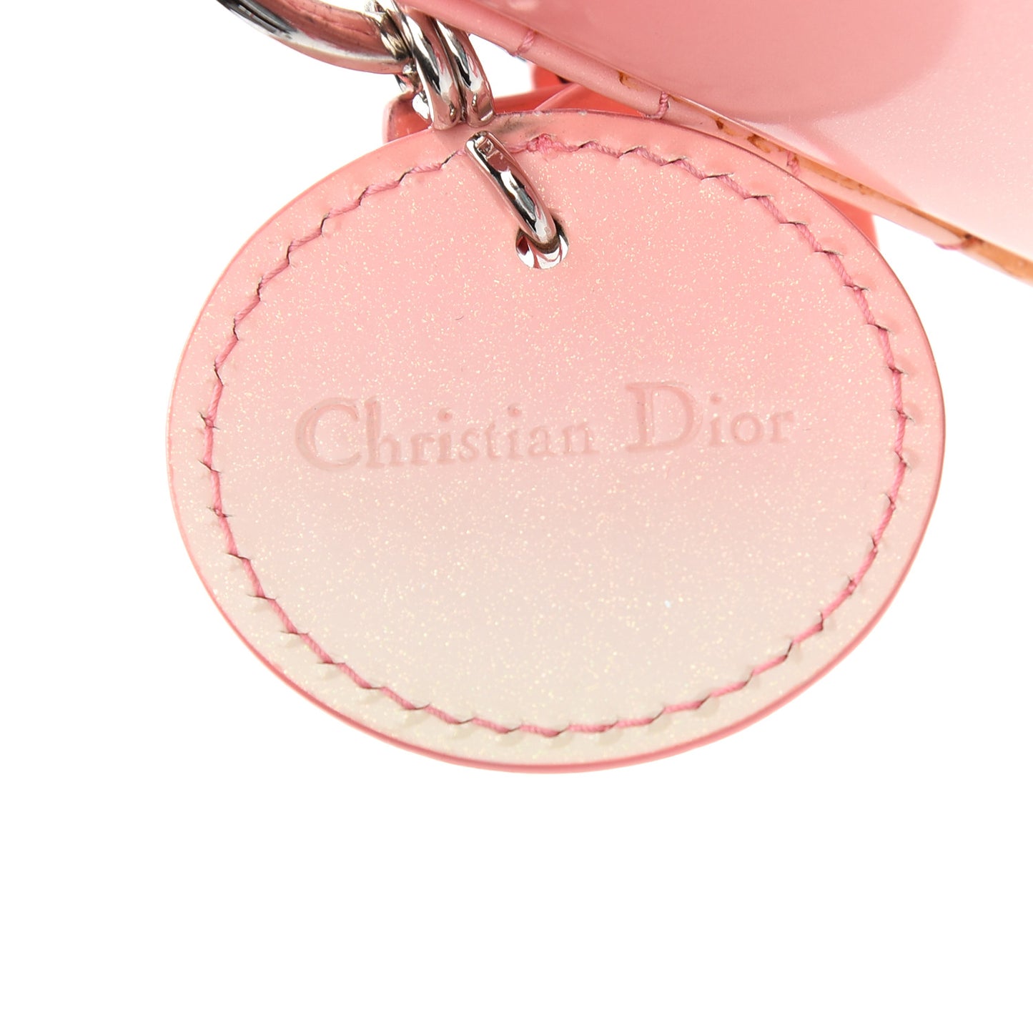 Patent Cannage Gradient Nano Lady Dior Pink White