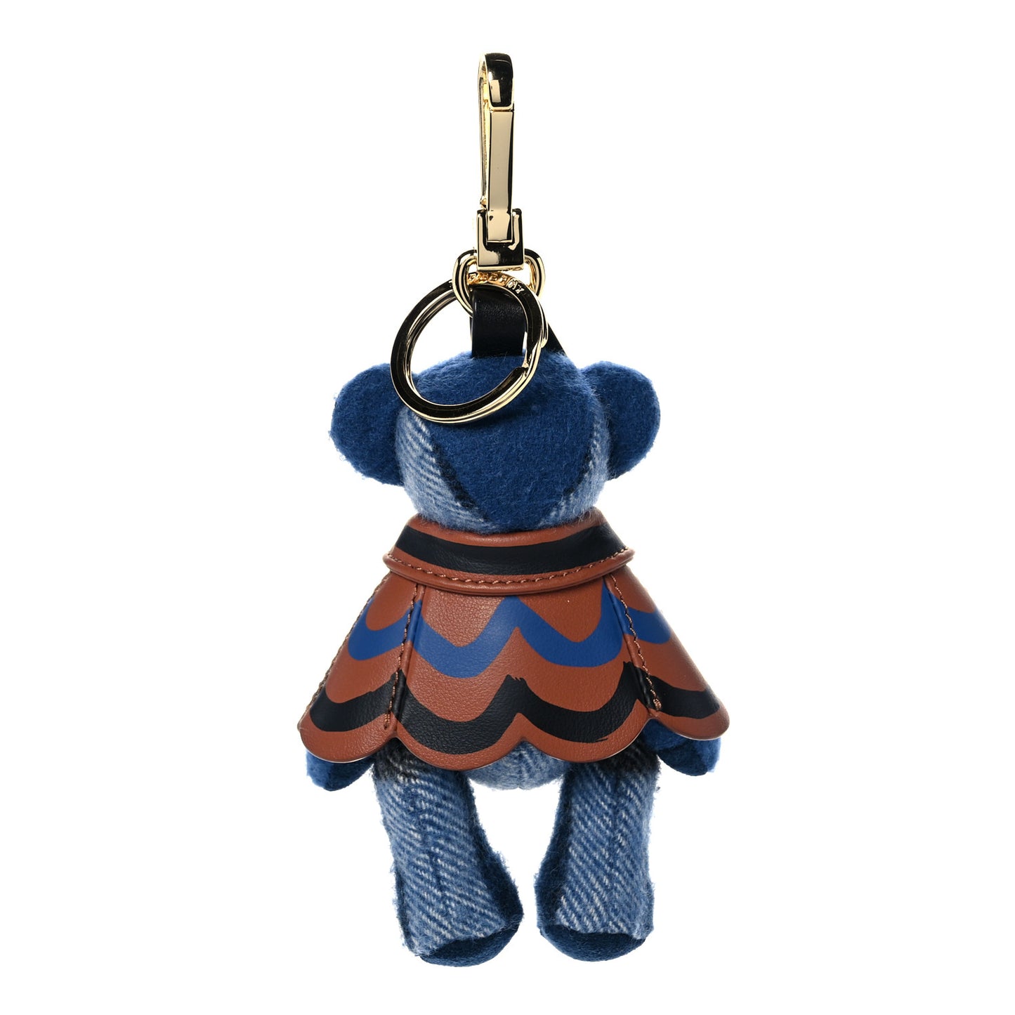 Chasmere Thomas Paint Teddy Bear Keychain Charm Blue Multi