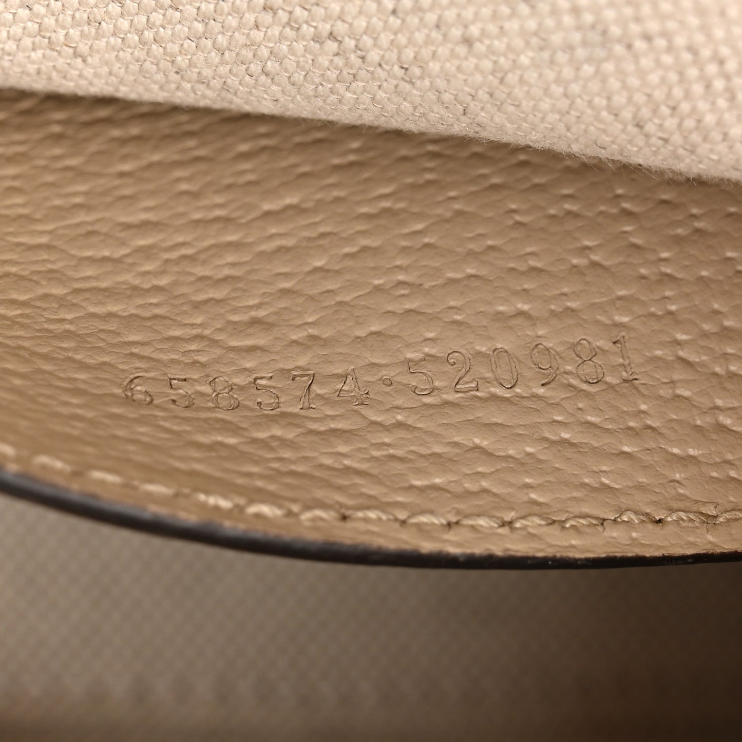 GG Supreme Monogram Textured Dollar Calfskin Web Mini Horsebit 1955 Shoulder Bag Beige Mystic White Oatmeal