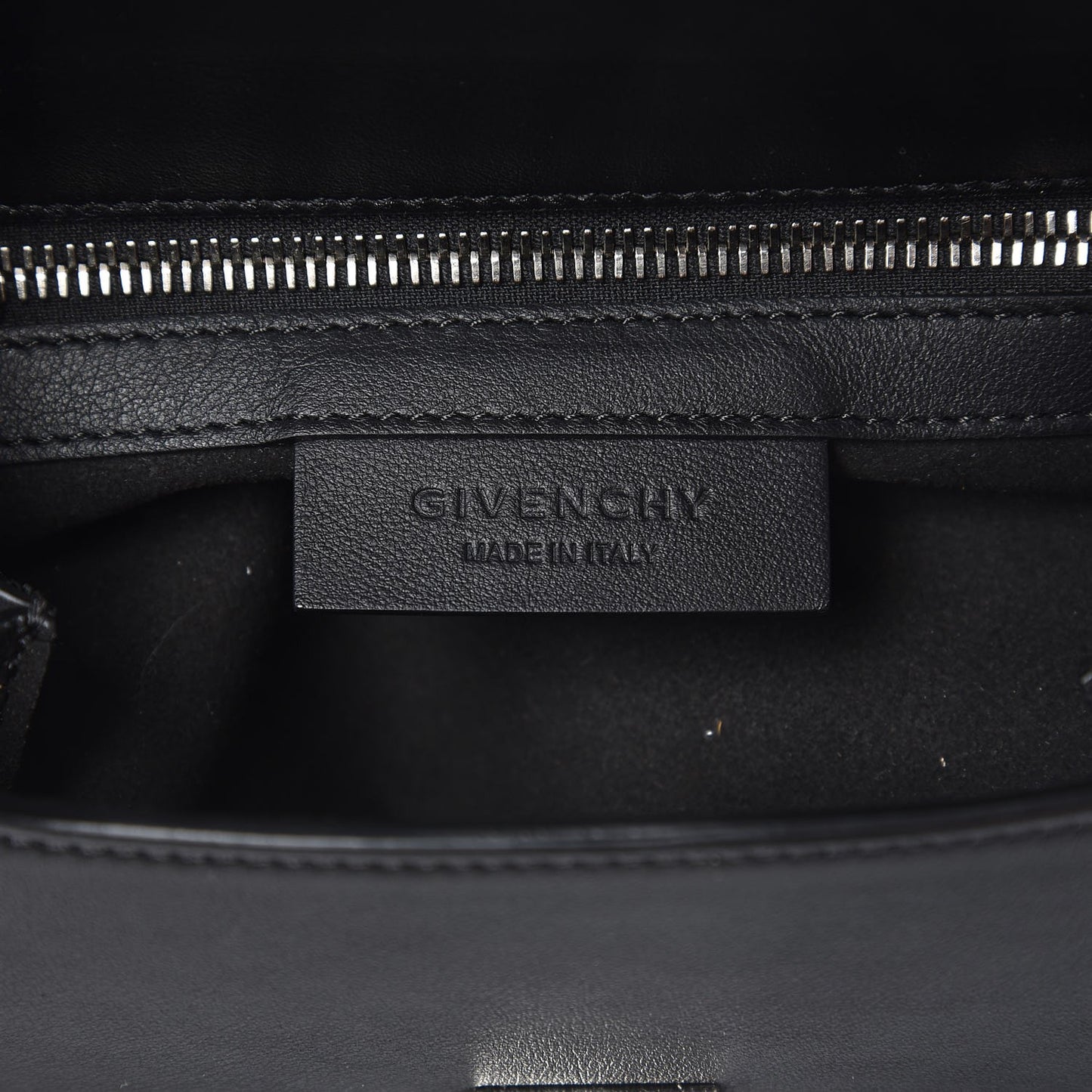 Calfskin Suede Mini Studded Chevron Pandora Box Crossbody Bag Black