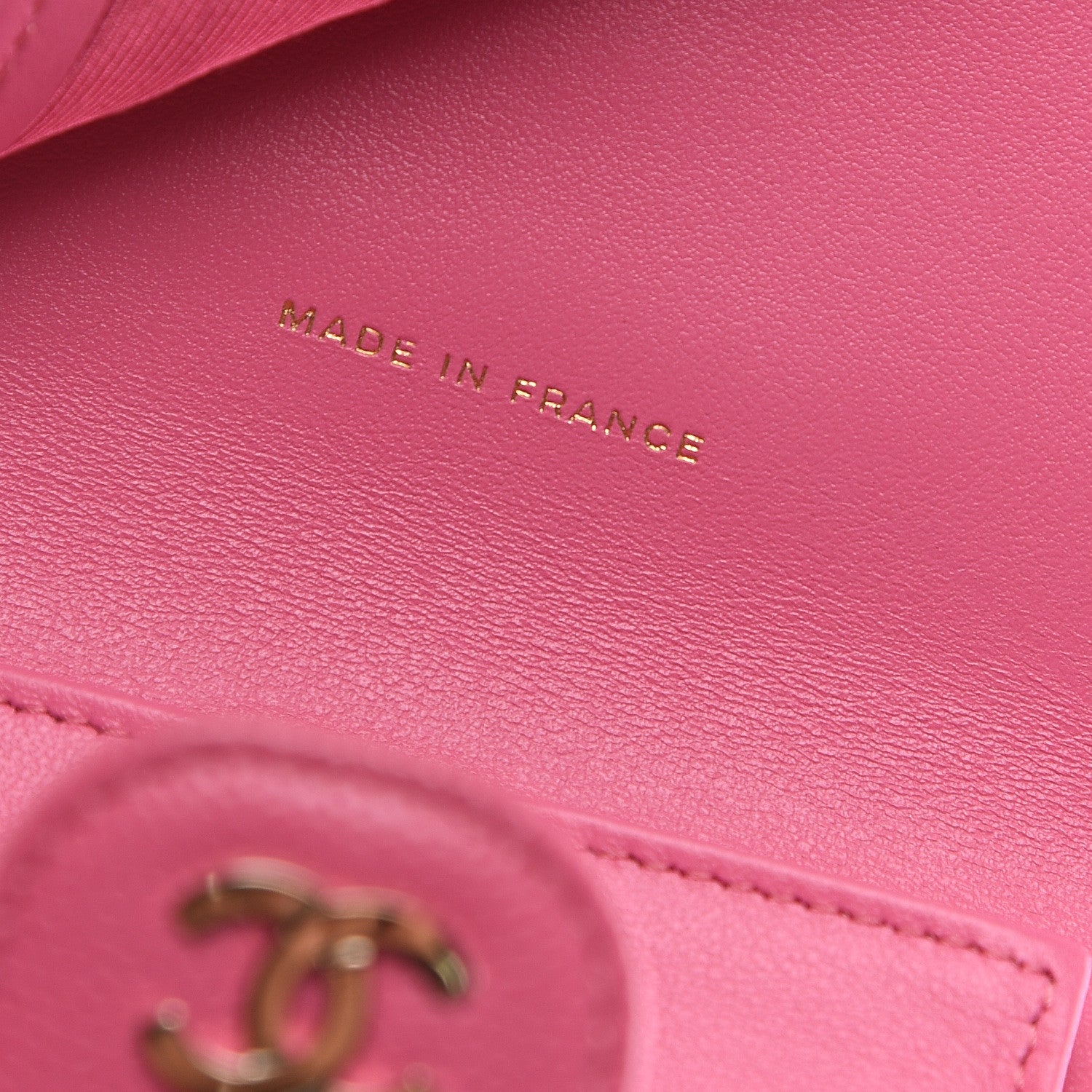 Chanel Caviar Quilted Compact Flap Wallet Pink 6 of 7