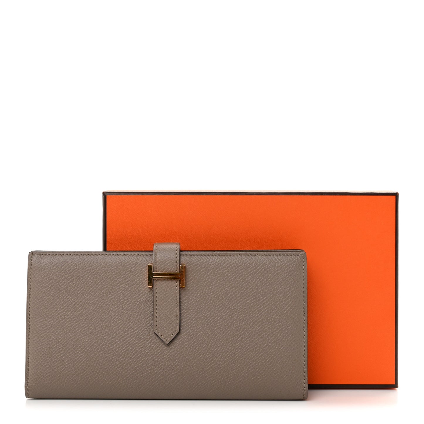 Epsom Bearn Gusset Wallet Gris Asphalte