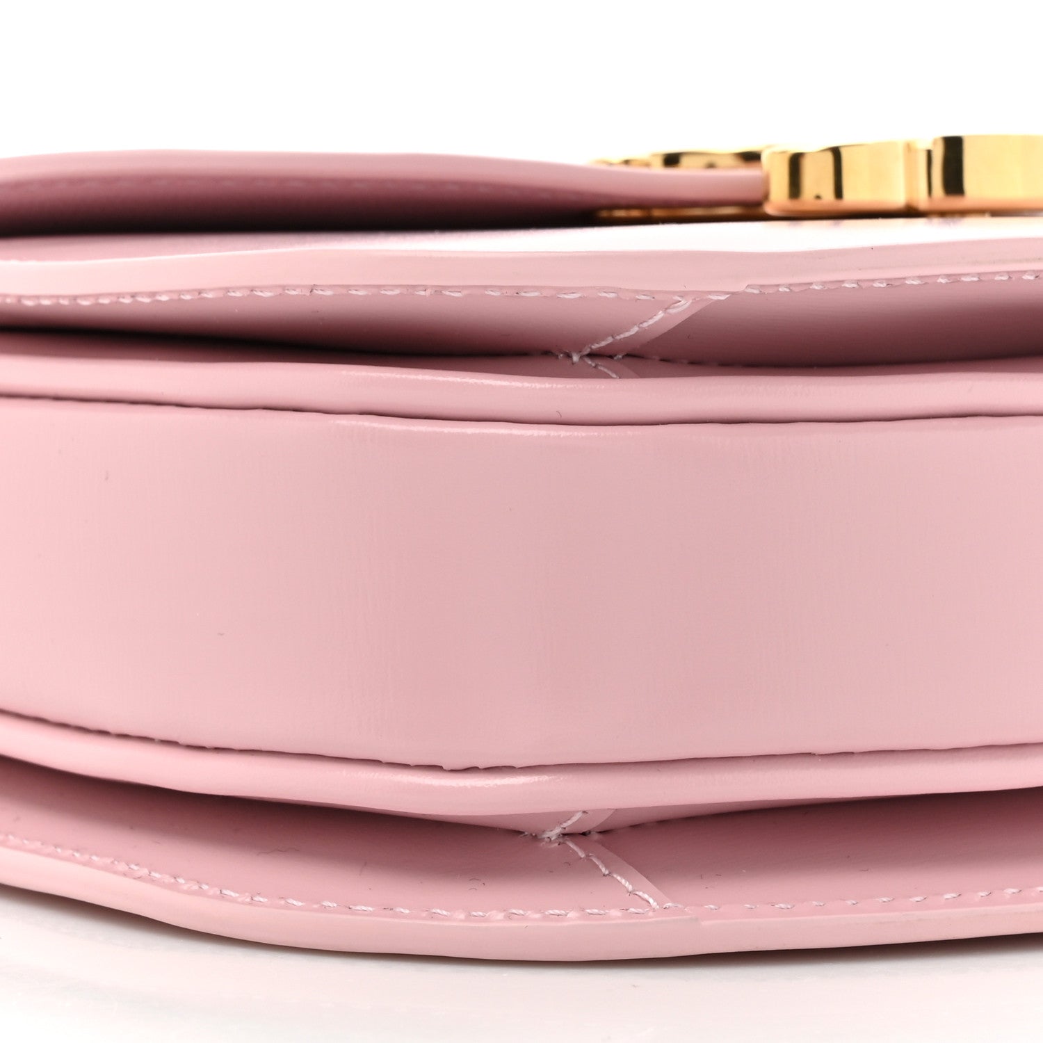 Celine Shiny Calfskin Triomphe Mini Besace Clea Light Pink 11 of 12