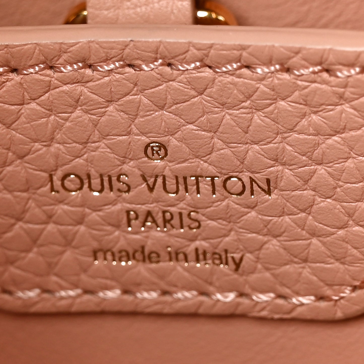 Taurillon Capucines BB Rose Trianon Creme