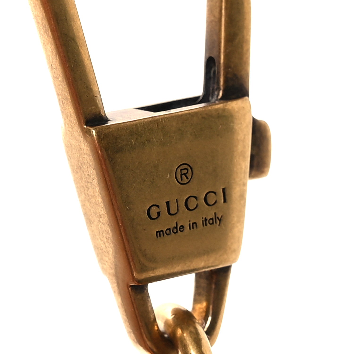 Gucci Calfskin Matelasse GG Marmont Key Chain Black 6 of 8