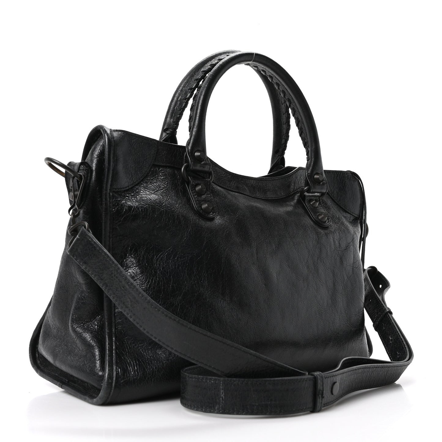 Arena Lambskin Classic Hardware Medium Le City Black