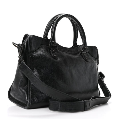 Balenciaga Arena Lambskin Classic Hardware Medium Le City Black 3 of 10