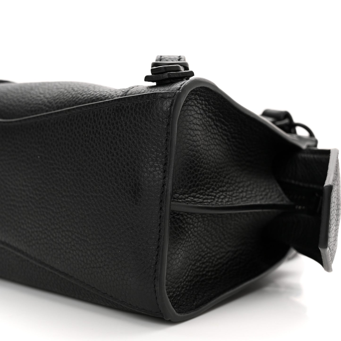 Grained Calfskin Neo Classic Black Hardware Mini City Black