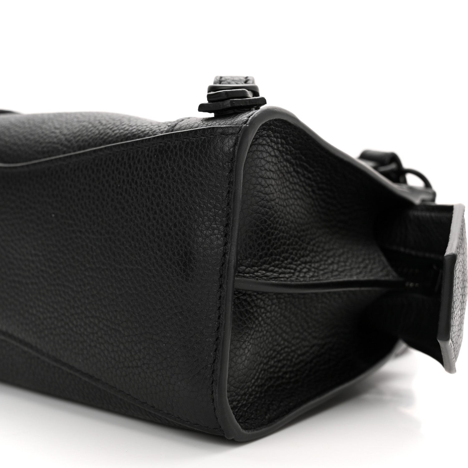 Balenciaga Grained Calfskin Neo Classic Black Hardware Mini City Black 10 of 10