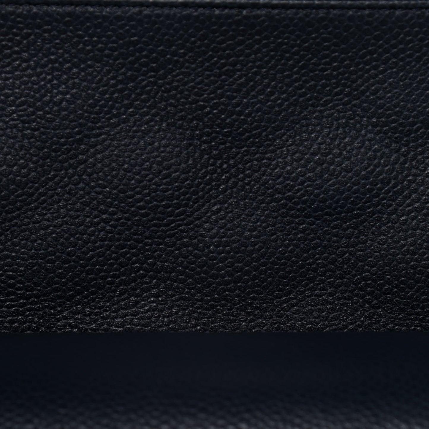 Caviar Quilted Jumbo Double Flap Navy Blue