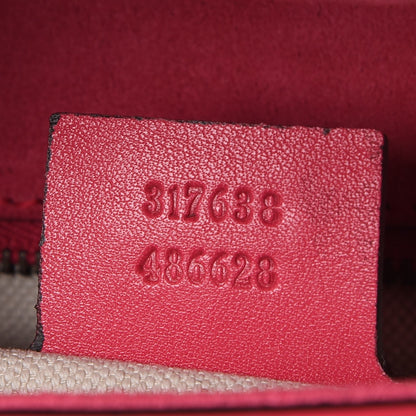 Gucci Patent Large Bright Bit Clutch Shocking Pink 7 of 8