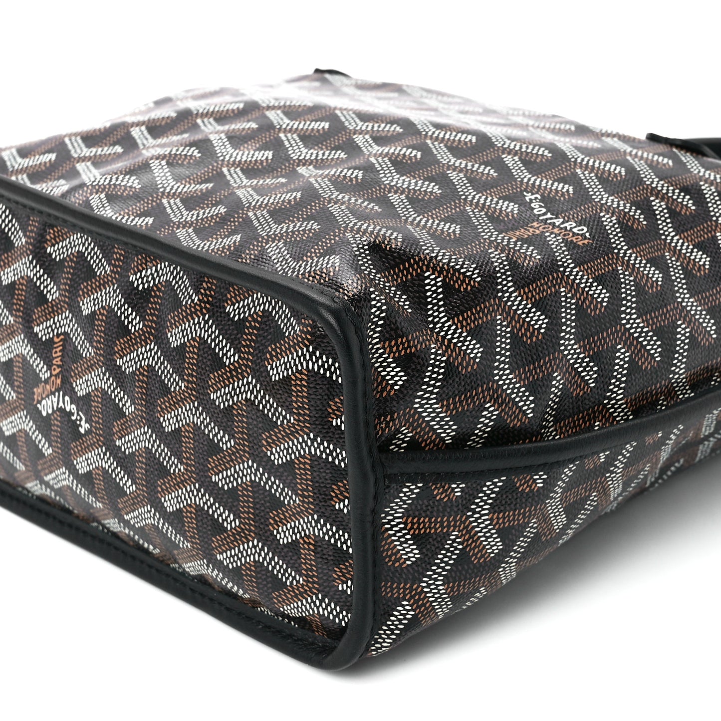 Goyardine Reversible Mini Anjou Black