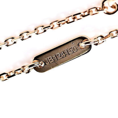 Van Cleef & Arpels 18K Yellow Gold Mother of Pearl Sweet Alhambra Bracelet 5 of 6