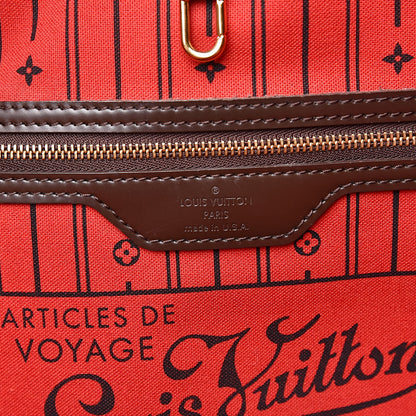 Louis Vuitton Damier Ebene Neverfull MM 6 of 15