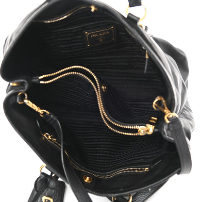 Prada Tessuto Nylon Saffiano Tote Black 5 of 13