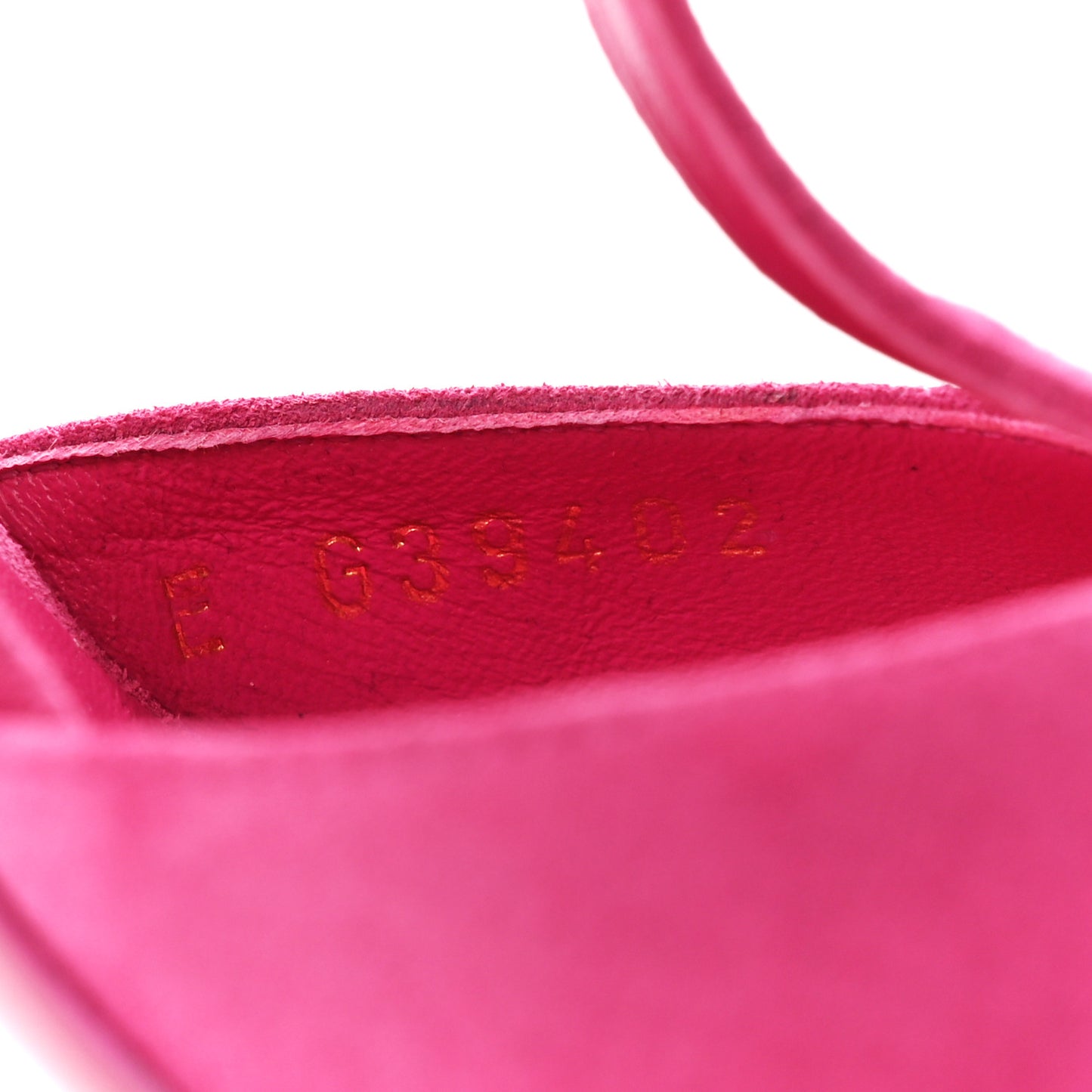 Suede Lambskin Cap Toe Crystal Slingback Pumps 37.5 Fuchsia Black