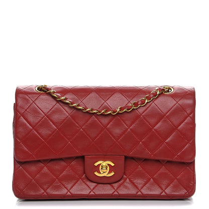 Chanel Lambskin Quilted Medium Double Flap Red 1 of 8