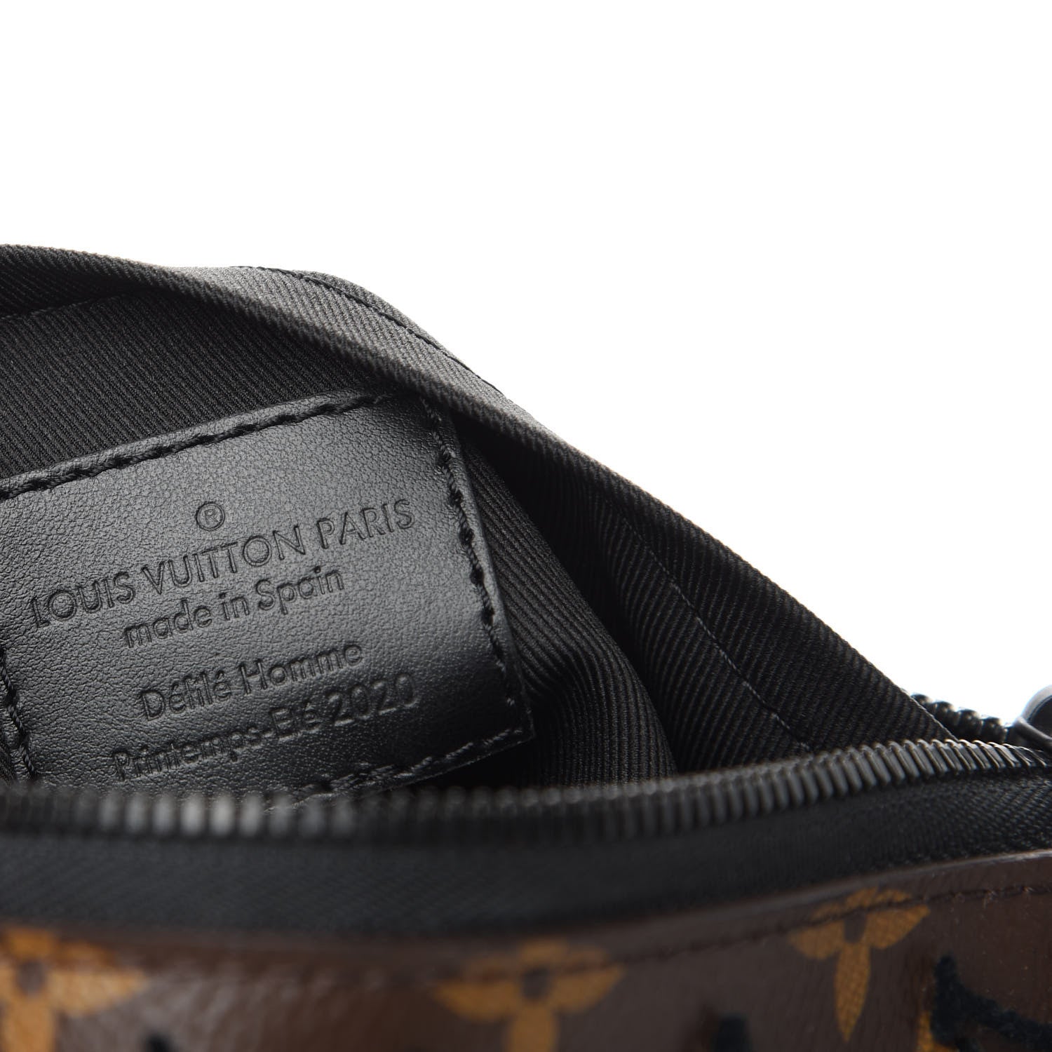 Louis Vuitton Monogram Tuffetage Triangle Messenger Black 8 of 8
