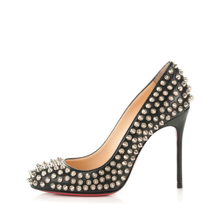 Christian Louboutin Nappa Fifi Spikes 100 Pumps 35 Black 1 of 7