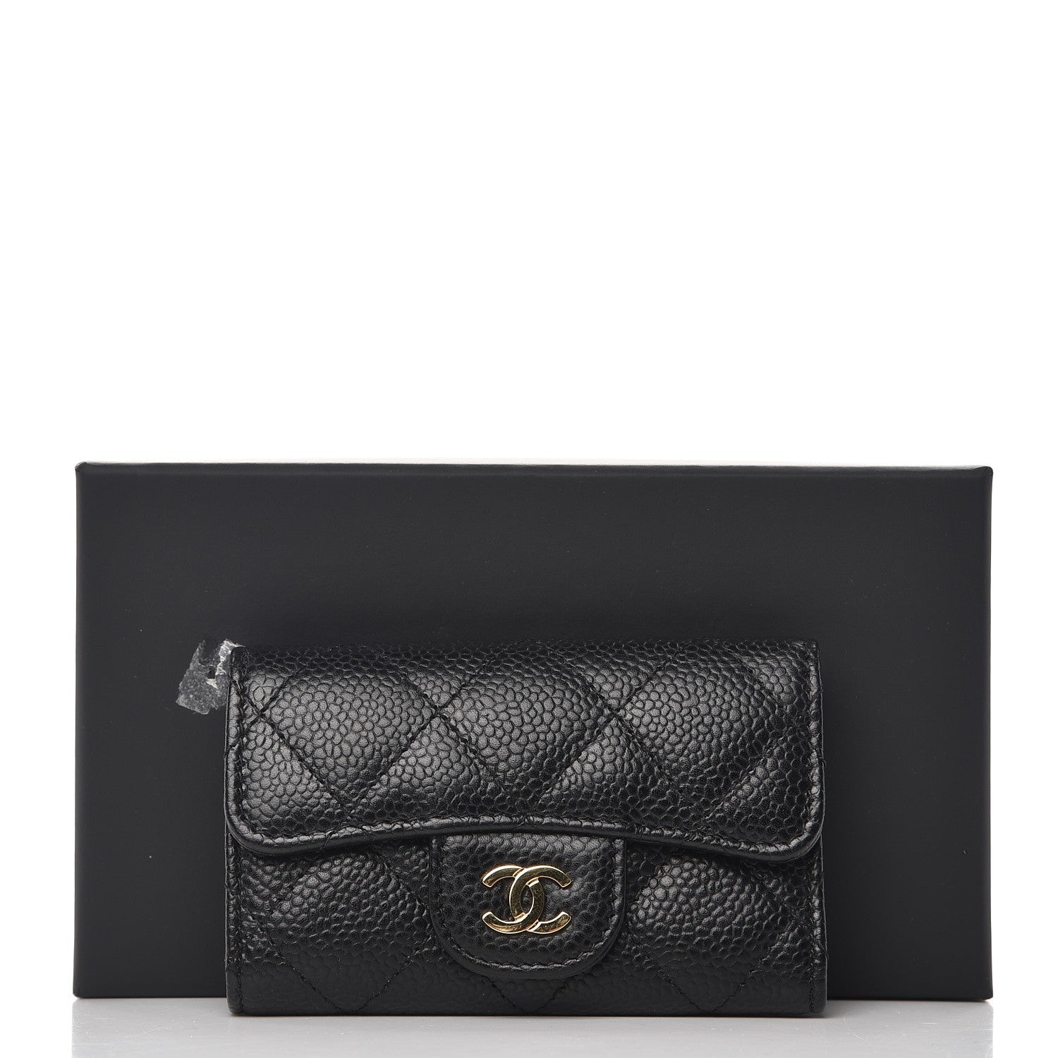 Chanel Caviar Quilted 6 Key Holder Black 8 of 8