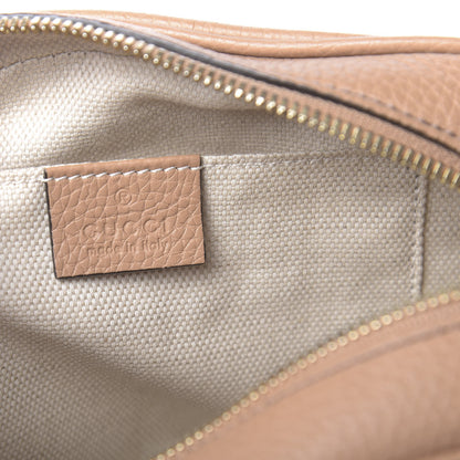 Gucci Pebbled Calfskin Small Soho Disco Bag Camelia 6 of 10