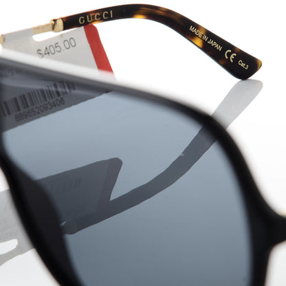 Gucci Shield Sunglasses GG0199S Black 6 of 7