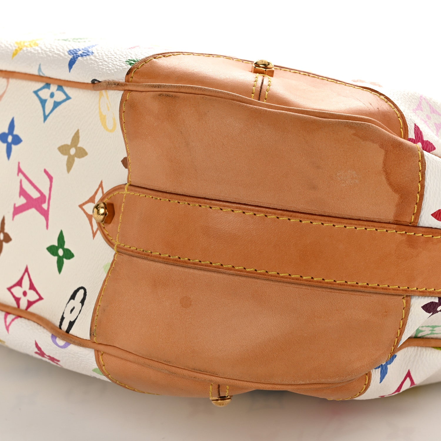 Louis Vuitton Monogram Multicolor Greta White 9 of 11