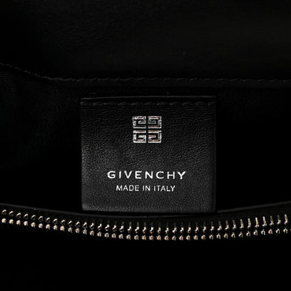 Givenchy Soft Calfskin 4G Embossed Medium Shoulder Bag Black 6 of 9