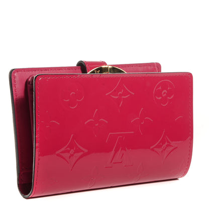 Louis Vuitton Vernis French Purse Wallet Rose Indien 3 of 7