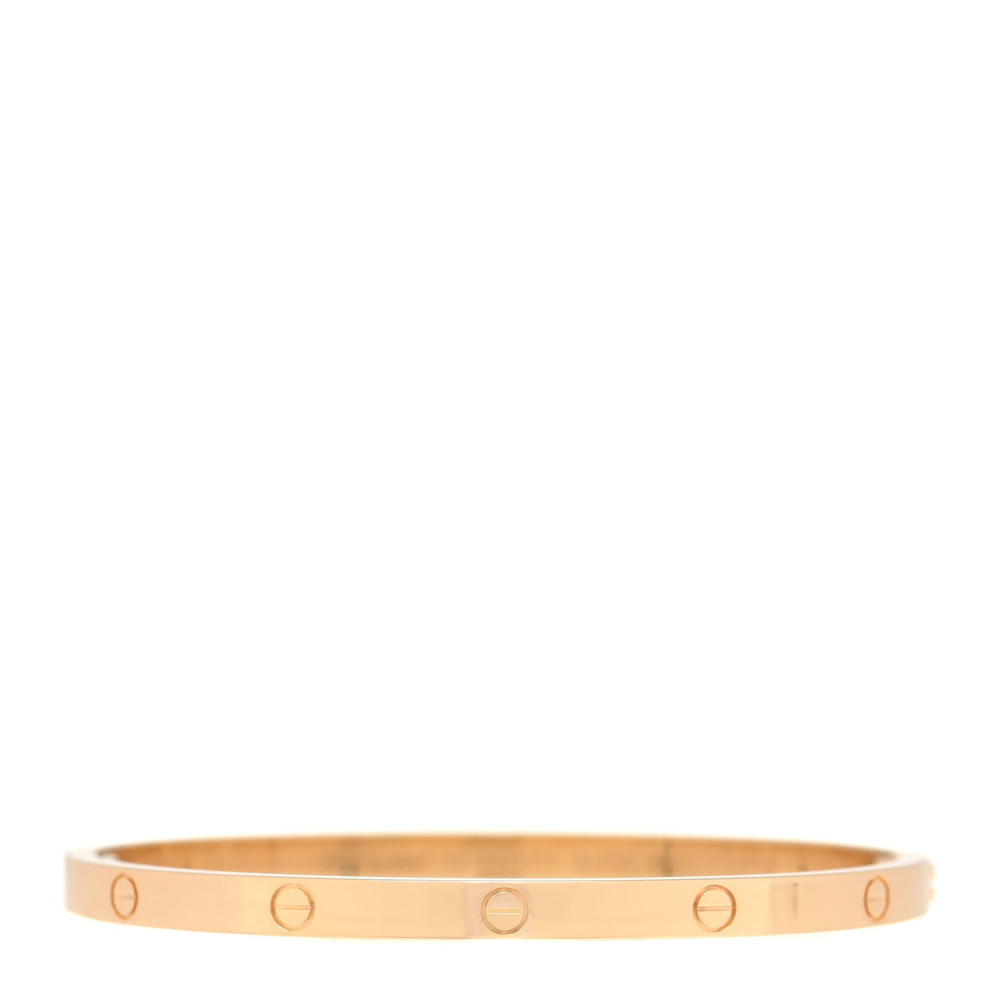 18K Yellow Gold Small LOVE Bracelet 15