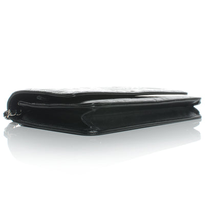 Chanel Lambskin Camelia Wallet on Chain Black 4 of 9