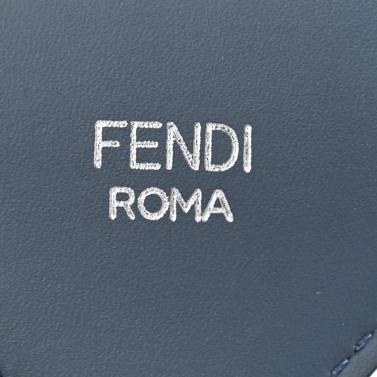 Fendi Ribbon Vitello King Logo Regolabile Woven Adjustable Strap You Mirto 3 of 4