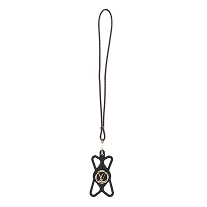 Louis Vuitton Monogram Silicone Louise Phone Holder Black 2 of 8
