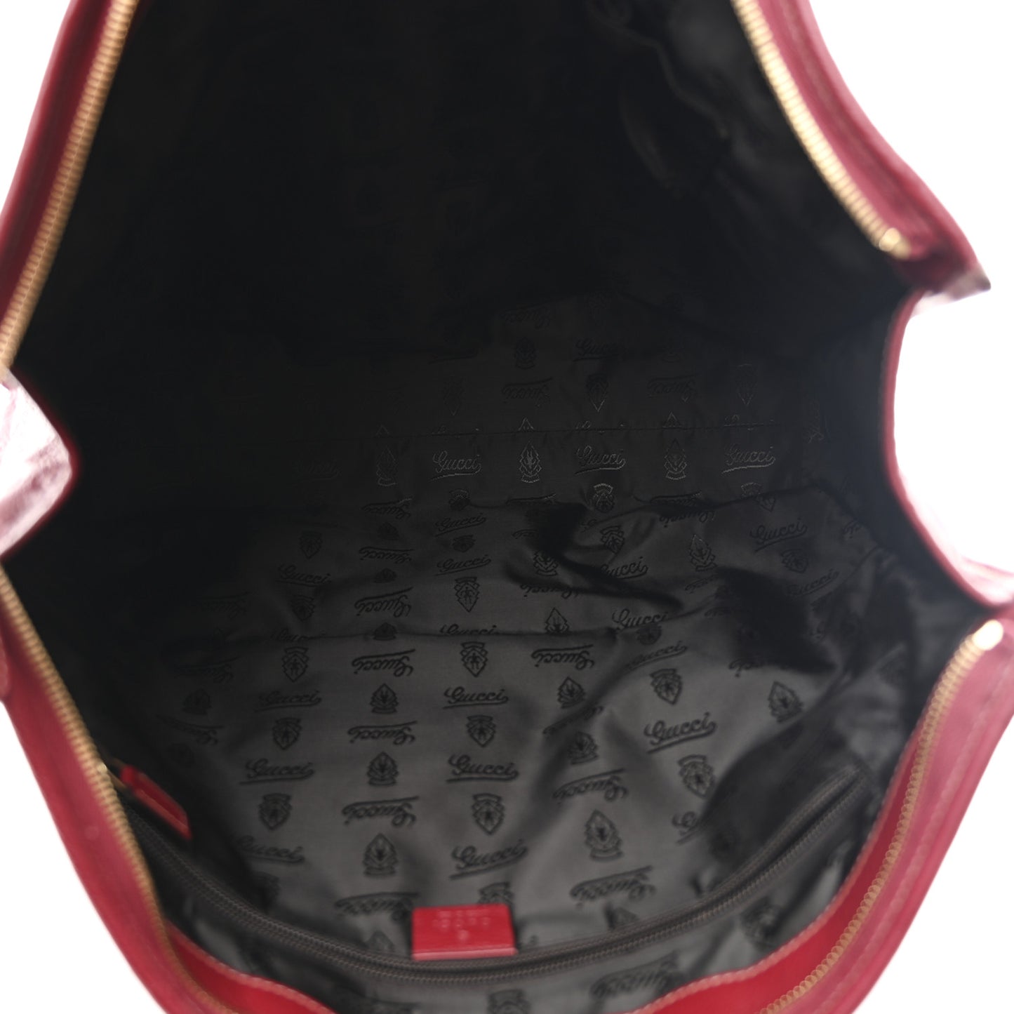 Guccissima XL Tote Red