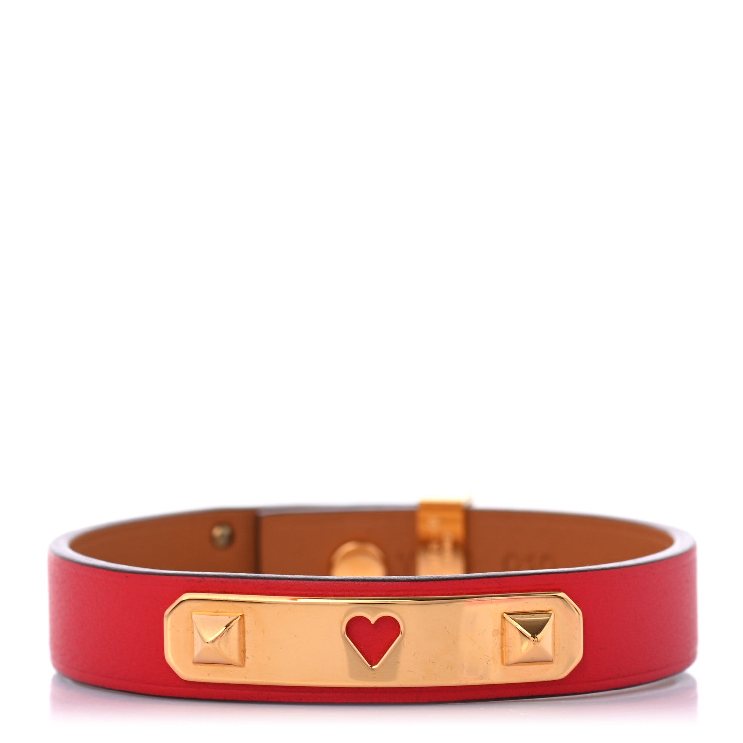 Hermes Swift As De Coeur Bracelet T3 Rouge De Coeur 2 of 13