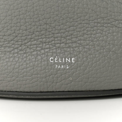 Celine Supple Grained Calfskin Big Bag Bucket Grey 7 of 12