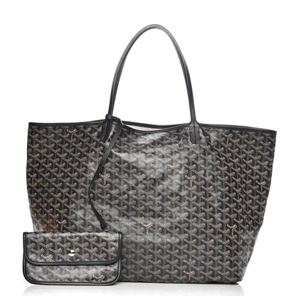 Goyard Goyardine Saint Louis GM Black 1 of 9