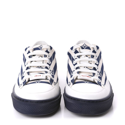 Louis Vuitton Canvas Escale Stellar Sneakers 35.5 Blue 2 of 9
