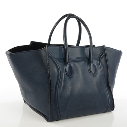 Celine Supple Calfskin Medium Phantom Luggage Midnight 4 of 10