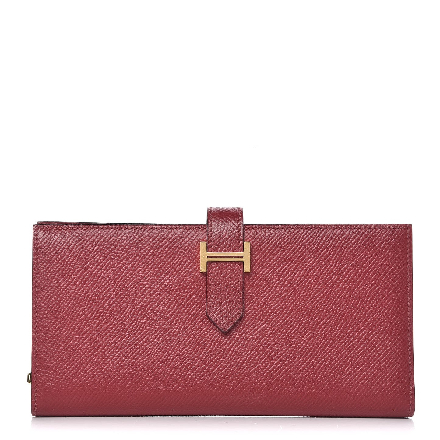 Epsom Bearn Gusset Wallet Rouge Grenat