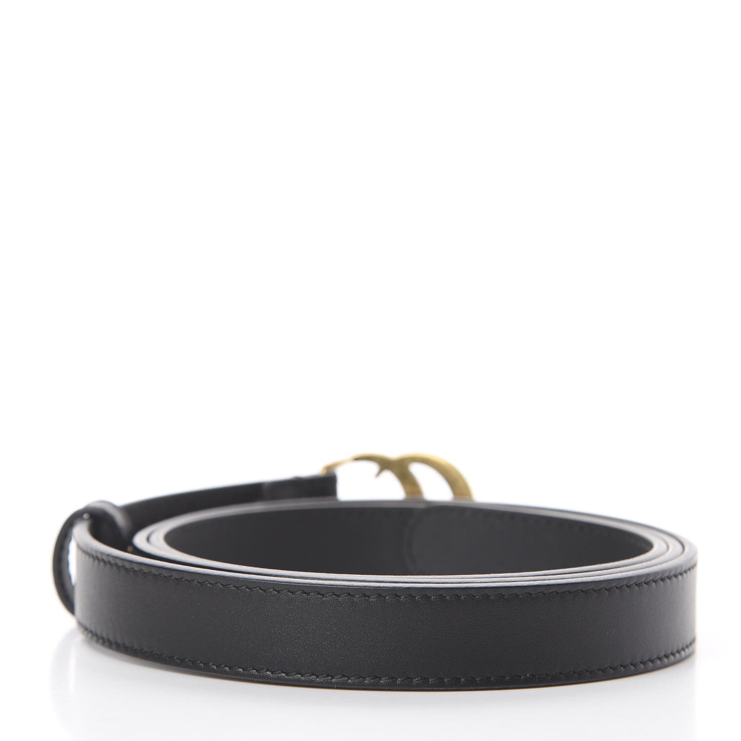 Calfskin Double G 20mm Belt 95 38 Black